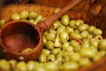 Olives being sold at a marketplace Royalty Free Stock Photo