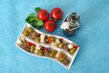 Olives, Cheese and Tomatoes Royalty Free Stock Photo