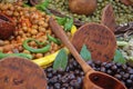 Olives closeup - Provence market- France