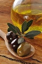 Olives and extra virgin olive oil