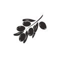 olives glyph icon vector1 Royalty Free Stock Photo