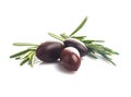 Olives isolated Royalty Free Stock Photo