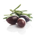 Olives isolated Royalty Free Stock Photo