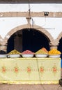 Olives and lemons on the market, Morocco