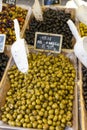 olives, market in Nyons, Rhone-Alpes, France