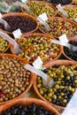 olives, market in Nyons, Rhone-Alpes, France