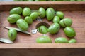 Olives preparing