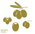 Olives. Set