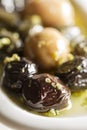 Olives, spice & oil Royalty Free Stock Photo