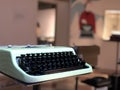 Olivetti Italian design typewriter- Italian design Royalty Free Stock Photo