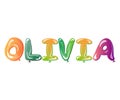 Olivia female name Balloons