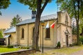 St. John Kanty Chapel besides St. Andrew Basilica at the Olkusz market square in Beskidy mountain region of Lesser Poland