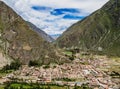 Ollantaytambo in Sacred Valley, Peru Royalty Free Stock Photo