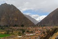 Ollantaytambo - old Inca fortress, Peru Royalty Free Stock Photo
