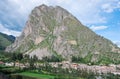 Ollantaytambo - old Inca fortress in the Sacred Valley in Andes Royalty Free Stock Photo