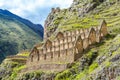 Ollantaytambo, Peru, Sacred Valley, ruins Royalty Free Stock Photo