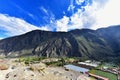 View Ollantaytambo from Temple Sector -peru