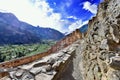 View Ollantaytambo from the hill of the Temple-peru-213