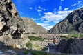 View Ollantaytambo from the hill of the Temple-peru-227