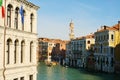 Olld buildings in Venice, Italy, Europe. Grand Canal Royalty Free Stock Photo