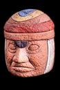 Olmec terracotta relic Royalty Free Stock Photo