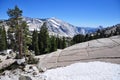 Olmsted Point, Tioga Pass, Yosemite National Park Royalty Free Stock Photo