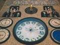 The Olomouc Astronomical Clock is an astronomical clock that is part of the northern wall of the town hall in Olomouc.Czech Royalty Free Stock Photo