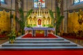 OLOMOUC, CZECH REPUBLIC, APRIL 16, 2016: Interior of the olomouc cathedral of saint vaclav, czech republic....IMAGE