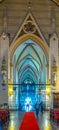 OLOMOUC, CZECH REPUBLIC, APRIL 16, 2016: Interior of the olomouc cathedral of saint vaclav, czech republic....IMAGE