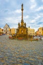 Olomouc. czech republic. hornÃÂ­ square. holy trinity column Royalty Free Stock Photo