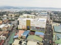 Olongapo, Zambales, Philippines - Aerial of SM City Olongapo and the surrounding cityscape Royalty Free Stock Photo