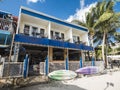 Olongapo, Zambales, Philippines - A resort building at Barretto beach Royalty Free Stock Photo