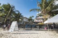 Olongapo, Zambales, Philippines - A resort building at Barretto beach Royalty Free Stock Photo