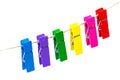 Olor clothes-peg Royalty Free Stock Photo