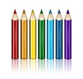 ÃÂ¡olored pencils Royalty Free Stock Photo