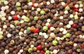 ÃÂ¡olored peppercorns. Mixed Dried Peppers. Spicy. Background