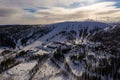 Olos Ski Resort winter day