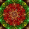ÃÂ¡olour decorative background with a circular pattern. Mandala