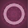 ÃÂ¡olour decorative design element with a circular pattern. Mandala