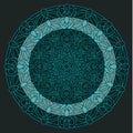ÃÂ¡olour decorative design element with a circular pattern. Mandala