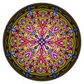 ÃÂ¡olour decorative design element with a circular pattern