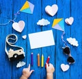 ÃÂ¡olourful creative children`s background Royalty Free Stock Photo