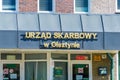 Sign of Urzad Skarbowy in Olsztyn.