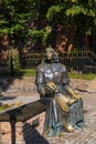 Olsztyn, Poland - Renaissance astronomer Nicolaus Copernicus monument in historical quarter of Olsztyn old town