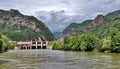 Olt River in Carpathian Mountains, Romania Royalty Free Stock Photo