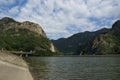 Olt valley at Cozia, Valcea, Romania Royalty Free Stock Photo