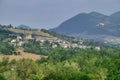 Oltrepo Pavese Italy, landscape in the Tidone valley Royalty Free Stock Photo