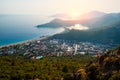 Oludeniz beach and small town of Oludeniz