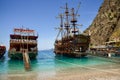 Sailing ships for sea excursions