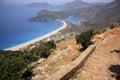 Oludeniz viewed from the Lycian Way Royalty Free Stock Photo